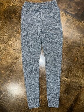 No Boundaries Girls Gray Marled Stretch Leggings